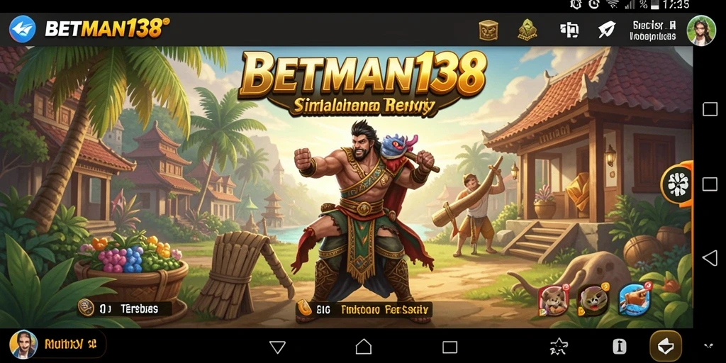 Tampilan utama gameplay <strong>BETMAN138</strong> yang menggugah selera bermain.