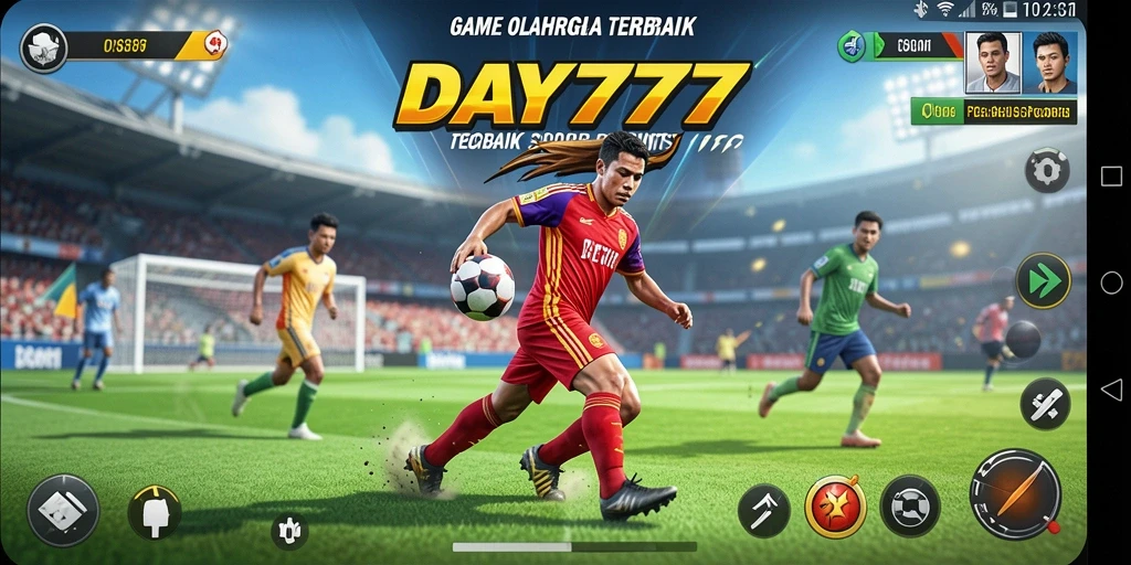 Tampilan menarik gameplay DAY777 dengan aksi olahraga yang seru.