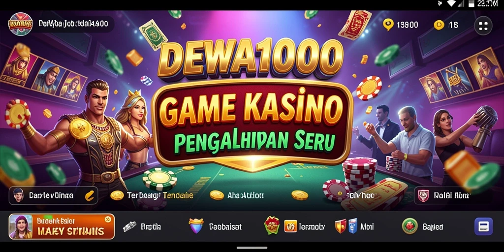 Gameplay menarik DEWA1000 saat pemain berinteraksi di kasino.