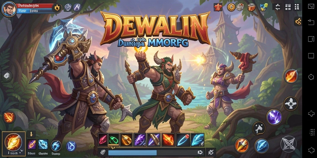 Tangkapan layar yang menunjukkan aksi gameplay dalam DEWALIN.
