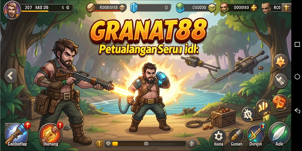 Tampilan gameplay <strong>GRANAT88</strong> yang menarik dan mudah dipahami.