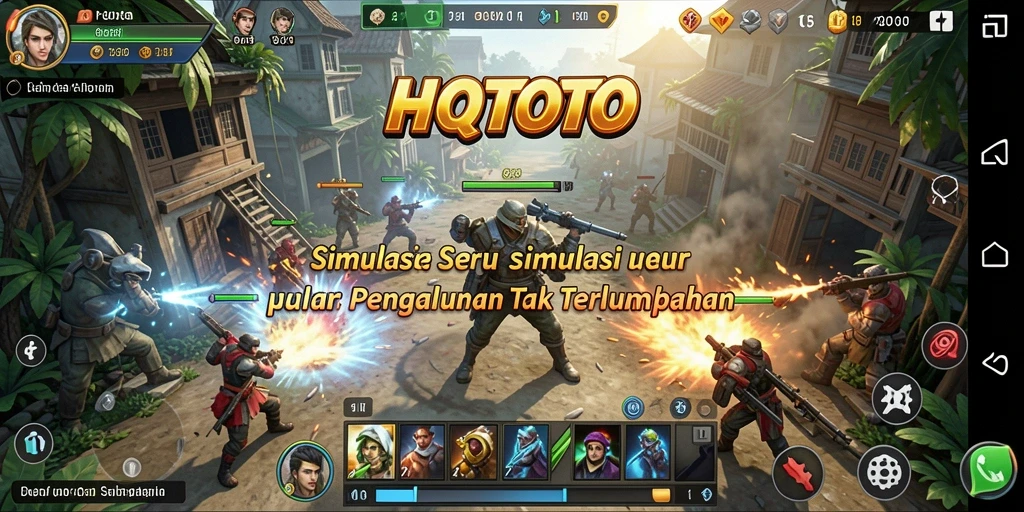 Screenshot HQTOTO menampilkan gameplay simulasi yang mengasyikkan dan interaktif.