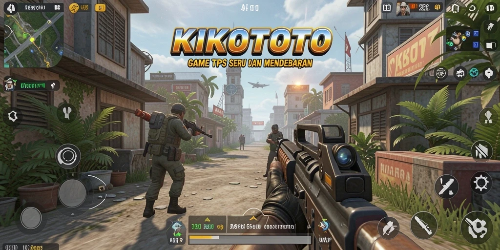 Tampilan gameplay KIKOTOTO yang penuh aksi dan seru.