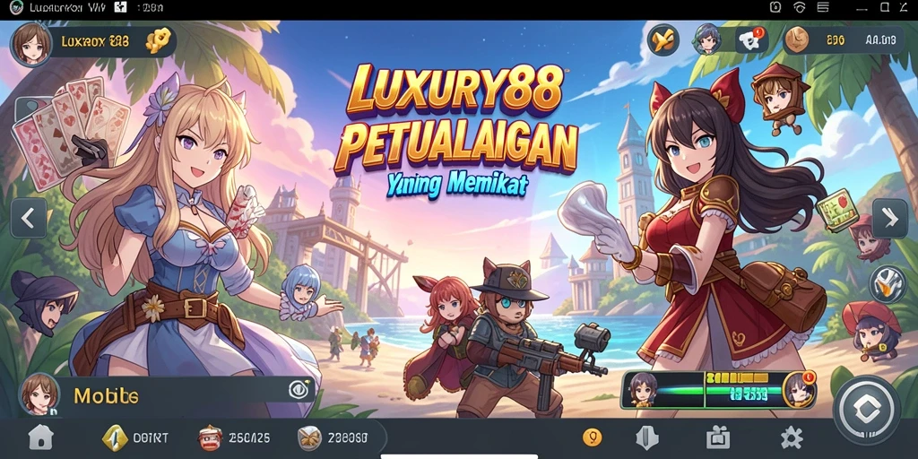 Tampilan menggembirakan dari gameplay Anime LUXURY88 yang menakjubkan.