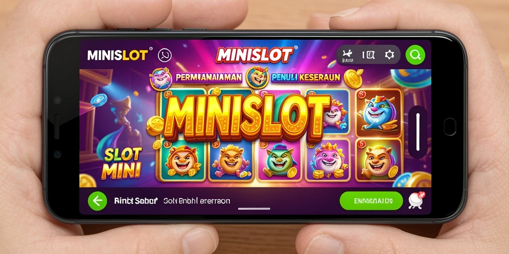 Gameplay seru MINISLOT dengan mesin slot mini yang menarik.