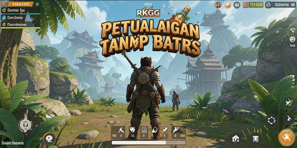 Screenshot gameplay RKGG yang menunjukkan kebebasan eksplorasi di dunia terbuka.