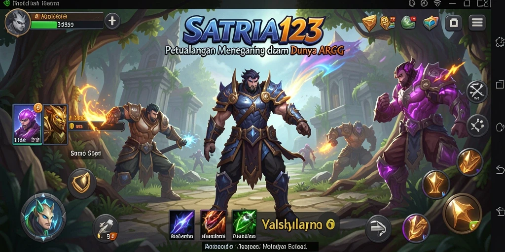 Tampilan gameplay menegangkan dalam SATRIA123 dengan aksi yang mendebarkan.