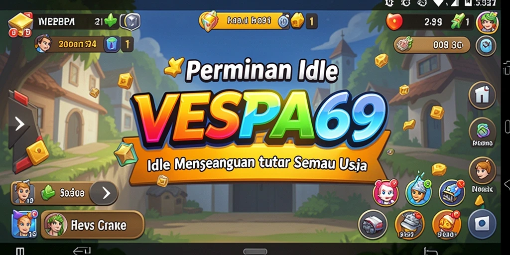 Tampilan gameplay VESPA69 yang menawan dan interaktif.