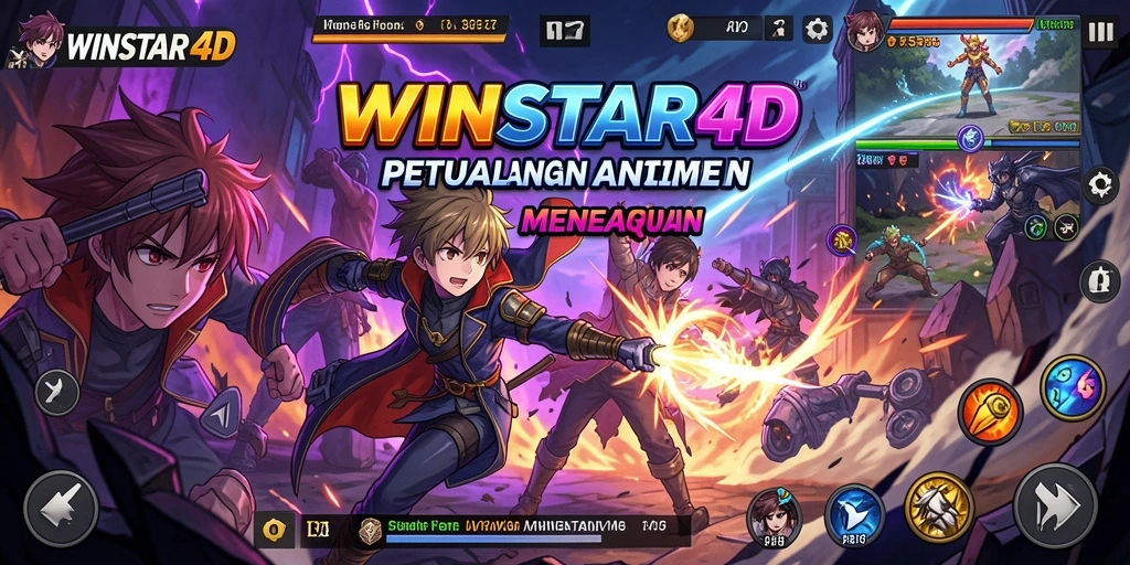 Gameplay seru dalam dunia Anime yang penuh petualangan.